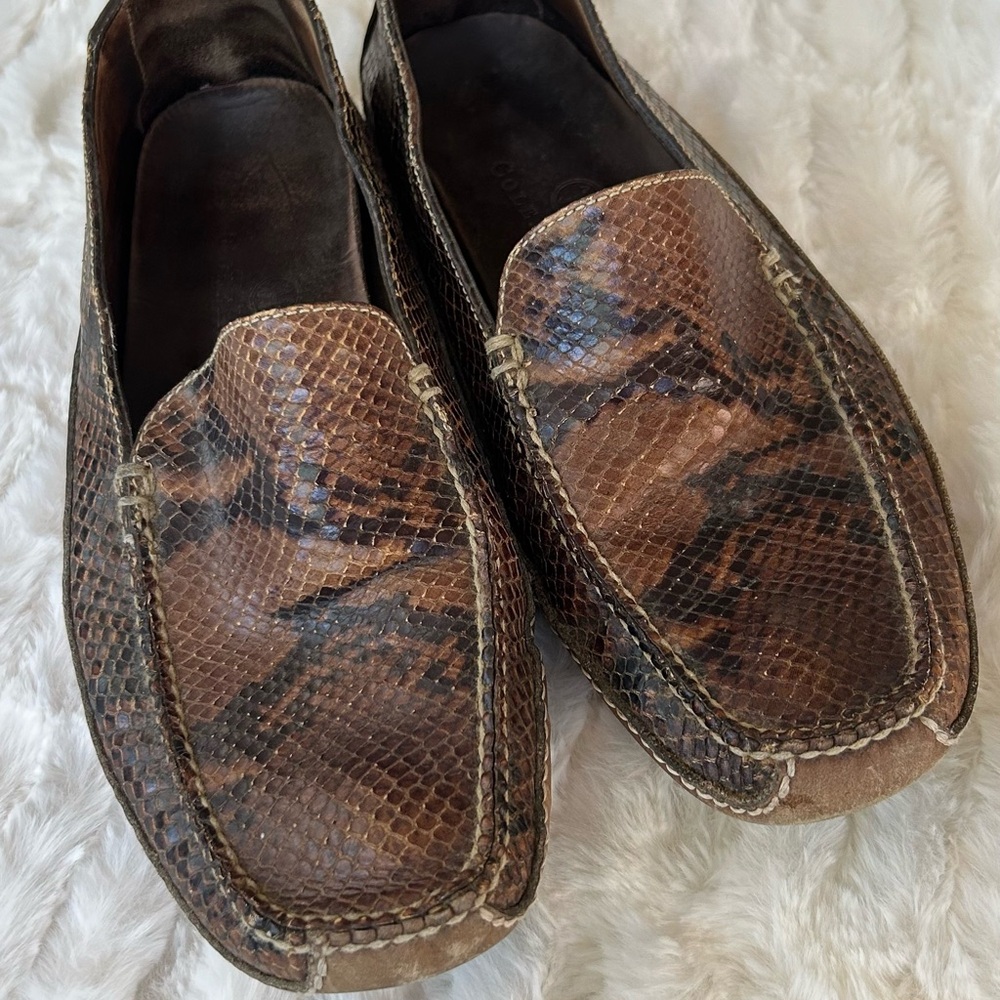 Cole Hahn Snakeskin Loafers
